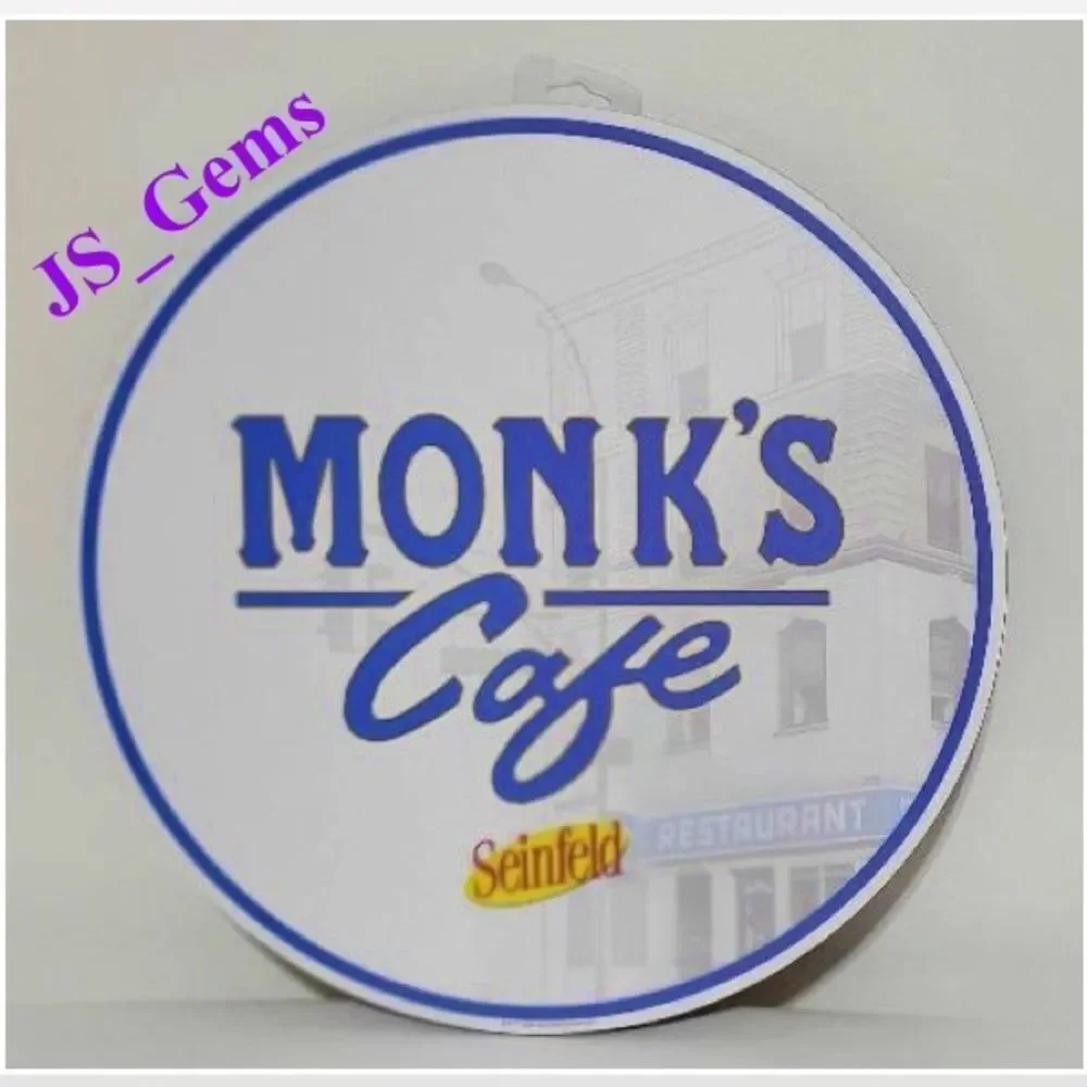 New White Painted Wood Seinfeld Home Sign